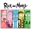 Men's Rick And Morty Colorful Family Panels T-Shirt - 2 of 4