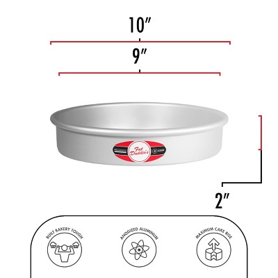 Fat Daddio's 9-Inch Anodized Aluminum Round Cheesecake Pan