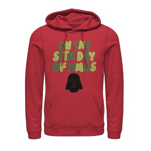 Men's Star Wars Christmas Sith Day Pull Over Hoodie - 1 of 3
