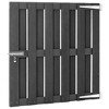 vidaXL Garden Gate WPC 39.4 in.x39.4 in. Gray - 3 of 4