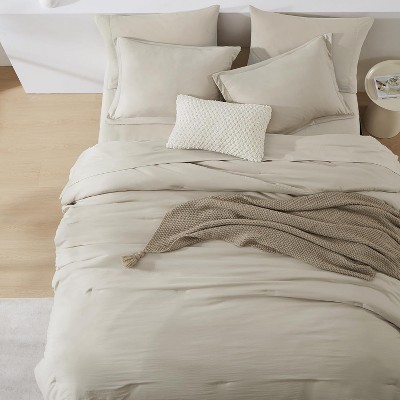 Der Rose BALHAM TRADE-Queen Size 7 Pieces Soft Microfiber Comforter Set Light Warm All Season Bedding Light Oatmeal-Queen 90"x90" — фото 4