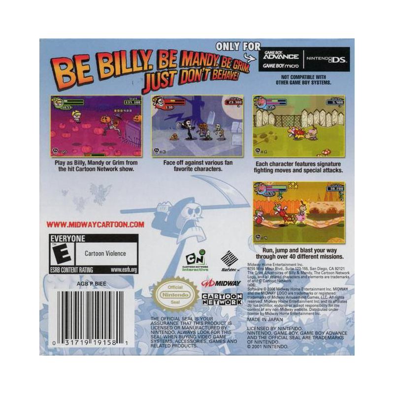 Grim Adventures of Billy and Mandy - Game Boy Advance, 2 of 7