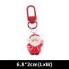Unique Bargains Christmas Keychain Lobster Clasp Alloy Resin Colorful 1 Pc - 2 of 3