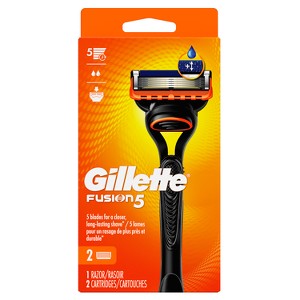 Gillette Fusion5 Men's Razor with 2 Razor Blade Refills: Manual