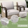 EAGLE PEAK Coastal Vista Outdoor Swivel Wicker Rocker Chair, Patio Glider Rocking Chair - 3 of 4