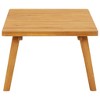 vidaXL Outdoor Coffee Table, Solid Acacia Wood Patio Side Table with Weather Resistant Slatted Design, - 2 of 4