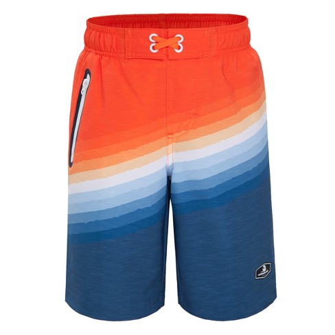 Rokka&rolla Men's 8 Mesh Lined Swim Trunks