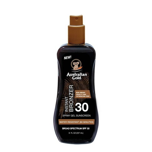 Australian Gold Spray Gel With Bronzer 30 - 8oz Target