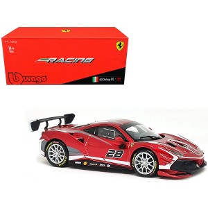 Bburago 2020 Ferrari 488 Challange EVO Ferrari Racing 1:43 Scale - 1 of 3
