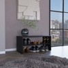 AZL1 Life Concept Shoe Rack Basic 23 Wide 2-tier Stackable Shoe Rack with Instant Extra Storage for Closet Entryway, Black, 33"*19"*4" - 2 of 4