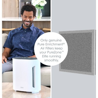 Pure Enrichment Gray Square HEPA Air Purifier Filter