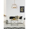Elegant Lighting Declan 20 inch pendant in brass - 2 of 4