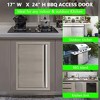 Garvee Outdoor Kitchen Doors, BBQ Access Door, 304 Stainless Steel BBQ Doors for Indoor/Outdoor Kitchen, Outdoor Cabinet, BBQ Island - 2 of 4