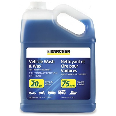 Kärcher 1 Gallon Vehicle Wash & Wax Detergent Pressure Washer Car Wash Soap