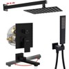 3-in-1 Compact Faucet Set: Rain Shower, Handheld, Folding Tub with Diverter - 2 of 4
