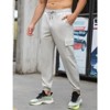 Coolmee Mens Cargo Pants Casual Drawstring Athletic Jogger Sports Outdoor Trousers with Pockets - 2 of 4