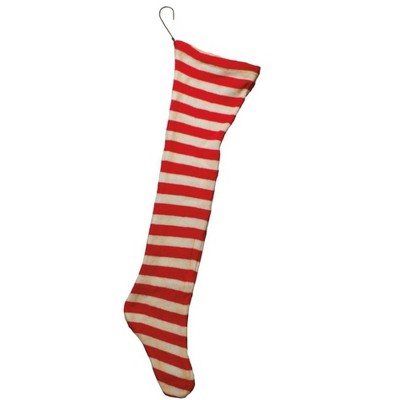Primitives by Kathy Red And White Stocking Jumbo