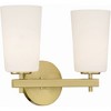 Crystorama Lighting Colton 2 - Light Sconce in  Aged Brass - 2 of 4