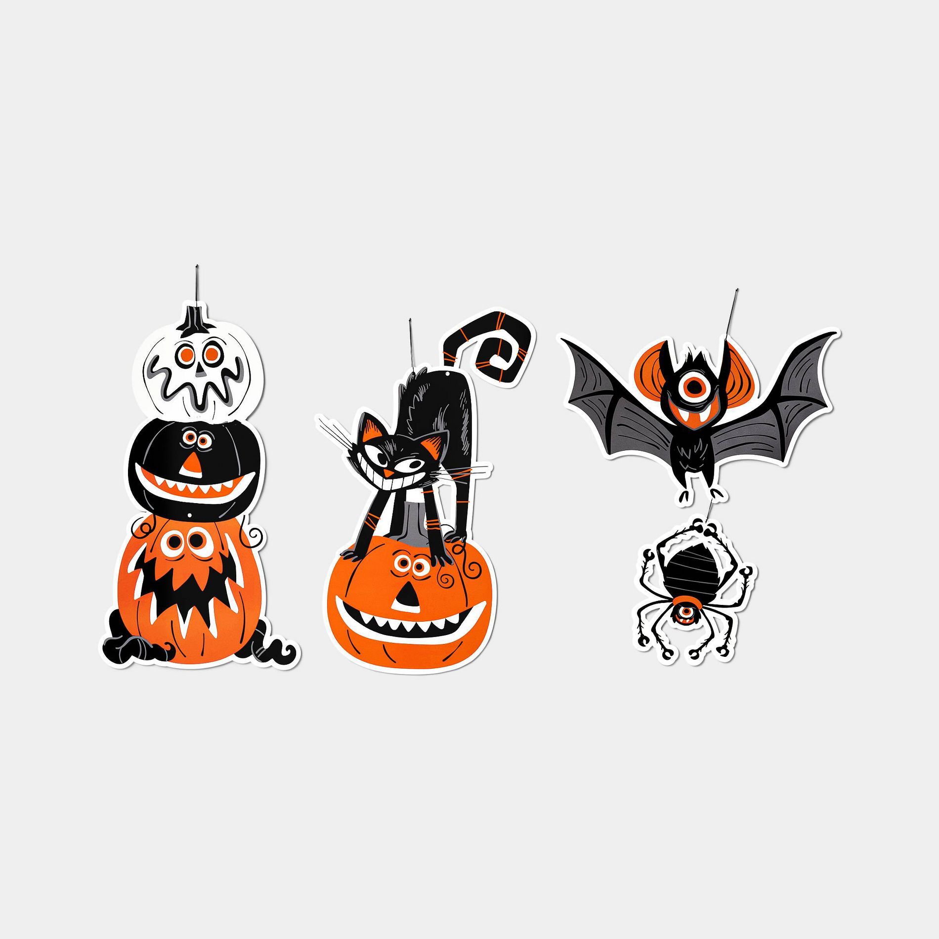30"x13.5" 3pk Characters Large Paper Wall Décor - Hyde and EEK! Boutique™: Halloween