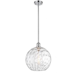 Athens Water Glass - 1 Light Mini Pendant In Industrial Style-15 Inches Tall and 12 Inches Wide - 1 of 1
