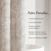 Bali Tropical Leaves Shower Curtain Neutral Single 72x72 - 2 of 4