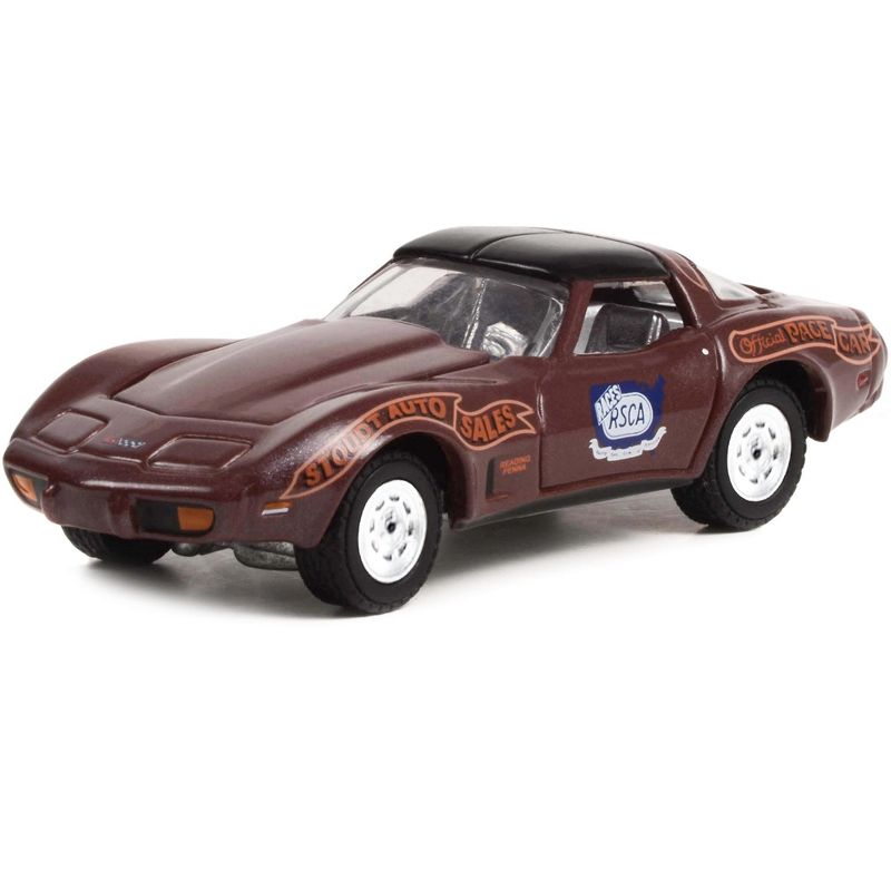 1982 Chevrolet Corvette Nazareth National Motor Speedway Official Pace Car Hobby Exclusive 1/64 Diecast Model Car by Greenlight, 2 of 4