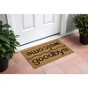 HomeRoots 18" X 30" Brown and Black Coir Welcome Good Bye Outdoor Door Mat - 2 of 4