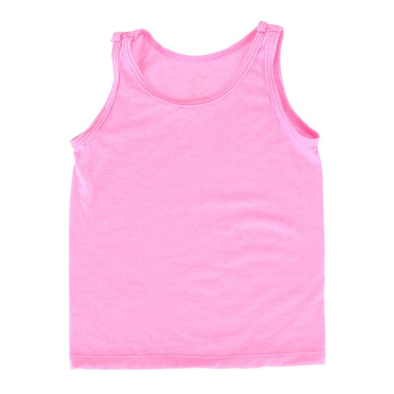 Fruit of the Loom Toddler Girl's Eversoft Layering Tanks (Pack of 6), 3 of 6