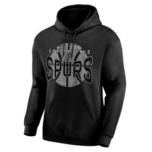 NBA San Antonio Spurs Men's Black Hooded Sweatshirt - 1 of 3