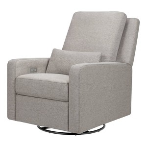 Babyletto Sigi Glider Recliner with Electronic Control and USB with Light Wood Base - Greenguard Gold Certified - 1 of 4