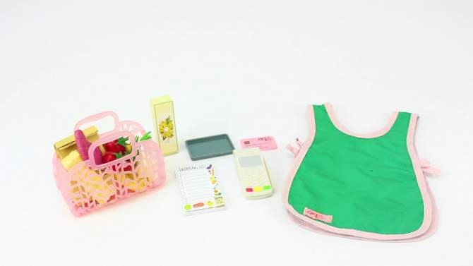 Our Generation Supermarket Checkout Grocery Accessory Set for 18&#34; Dolls, 2 of 7, play video