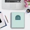 Blue Sky 7"x9" Weekly/Monthly Wirebound Planner Clear Cover Mushroom Green - 2 of 4