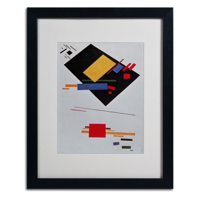 Trademark Fine Art -Kazimir Malevich 'Suprematist Composition' 1915 Framed Art