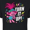 Women's - Trolls - Turn It Up Poppy Cropped Graphic T-Shirt - 2 of 4