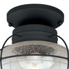 Vaxcel Chatham 1 - Light Flush Mount in  Textured Black - 3 of 4