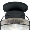 Vaxcel Chatham 1 - Light Flush Mount in  Textured Black - image 3 of 4