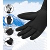 Alpine Swiss Mens Waterproof Gauntlet Snow Ski Gloves Winter Sport Snowboarding Windproof Warm 3M Thinsulate - 3 of 4