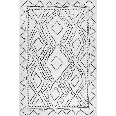 nuLOOM Mila SpinClean Machine Washable Stain-Resistant Area Rug