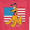 Men's - Disney - Pluto Patriotic USA Flag Short Sleeve Graphic T-Shirt - 2 of 4