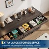71" Large Dog Crate for 2 Dogs, Double Dog Cage Furniture with 3 Drawers for Ample Storage Space - 3 of 4