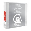 BAZIC Products® Slant D Ring View Binder with 2 Pockets, 2", White, Pack of 6 - 2 of 3