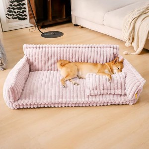 FUNNY FUZZY Dog Bed for Small Dogs - Orthopedic Dog Sofa with Removable Washable Cover and Anti-Slip Bottom - 1 of 1