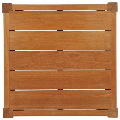 Northlake Natural Teak Outdoor Patio Side Table