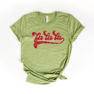Simply Sage Market Women's Fa La La Retro Short Sleeve Graphic Tee - 1 of 4
