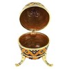 Design Toscano Decorative Enameled Egg: Feodorovna - 3 of 4