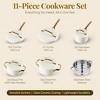 Gotham Steel Modern Collection 11 Piece Ceramic Nonstick Cookware Set - 2 of 4