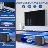 CAVINAS TV Stand LED Gaming Entertainment Center with Large Side Cabinet for 65 Inch TV - 4 of 4
