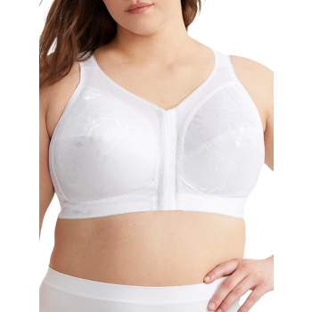 Curvy Couture Plus Cotton Luxe Unlined Wire Free Bra Natural 46B