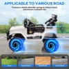12V Ride On Truck Car,Kids Electric Vehicle with Parent Remote Control,Ride On Toy Truck with Spring Suspension, 3 Speeds,Lights,Music for Kids 3-8 - 2 of 4