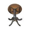 International Concepts 30" Round Top Pedestal Table - 35.1"H - 3 of 4